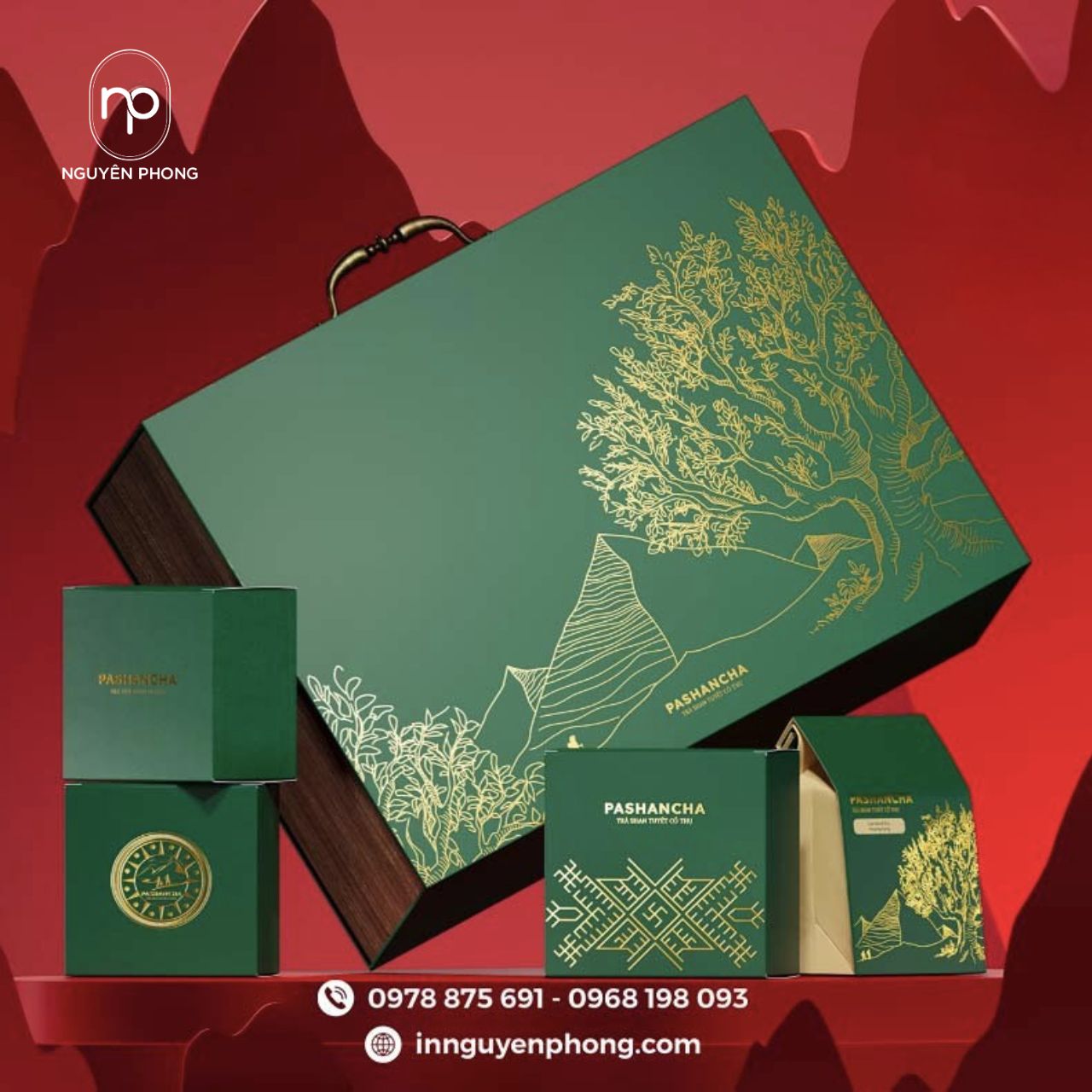 Kích thước phổ biến của túi giấy đựng trà